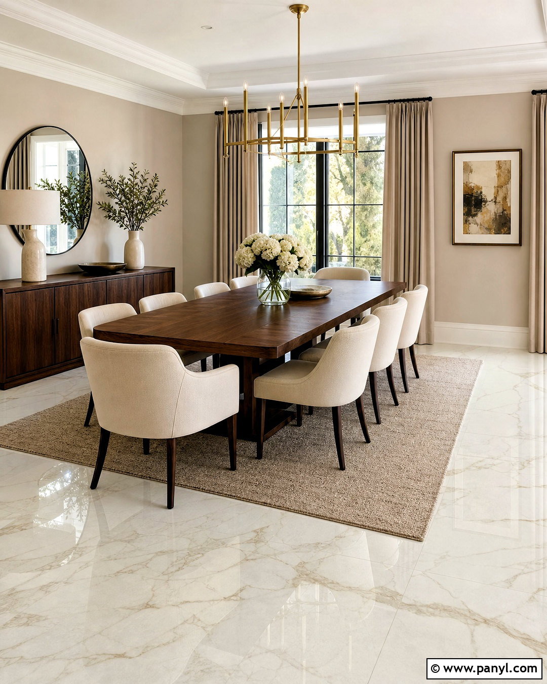 Polished Marble Floor Tile - 20 floor tile design modern ideas