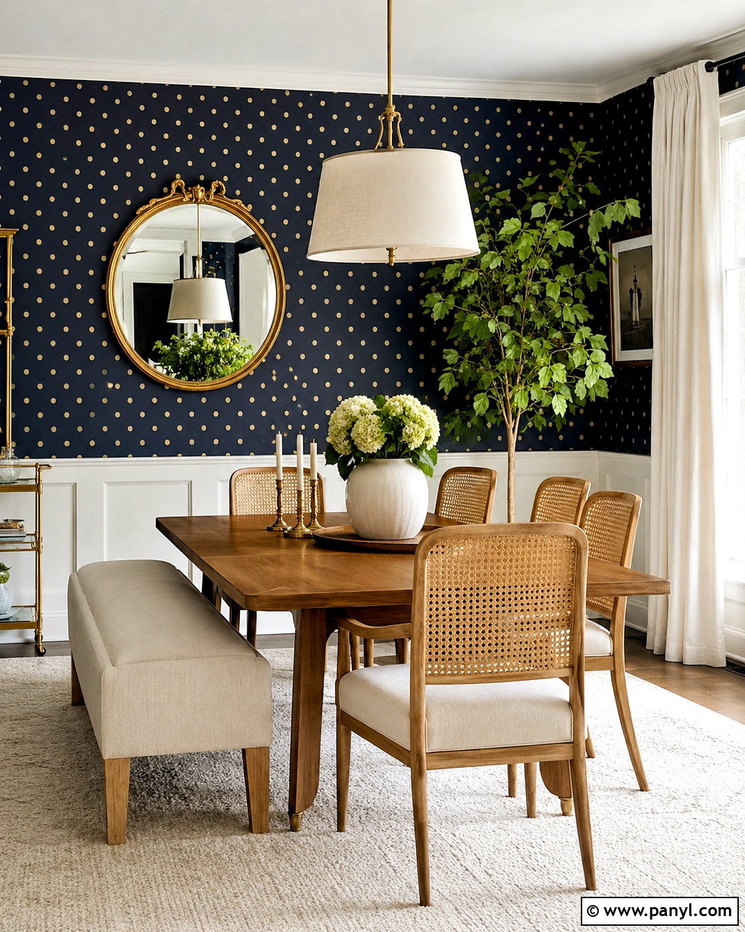 Polka Dot Dining Room - 20 polka dot design ideas