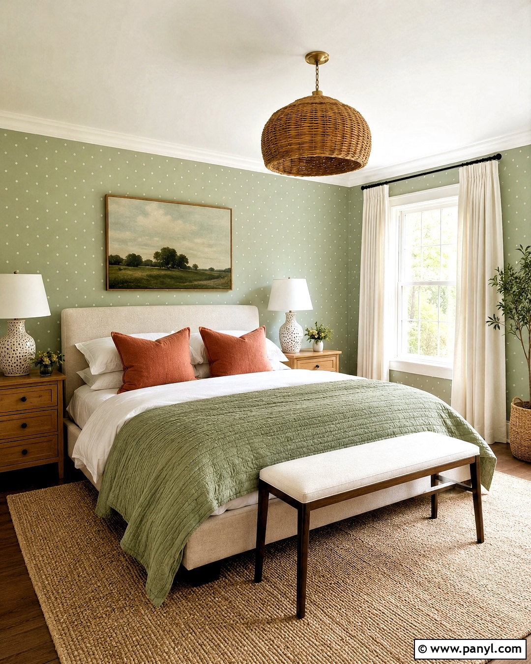 Polka Dot Guest Bedroom - 20 polka dot room ideas