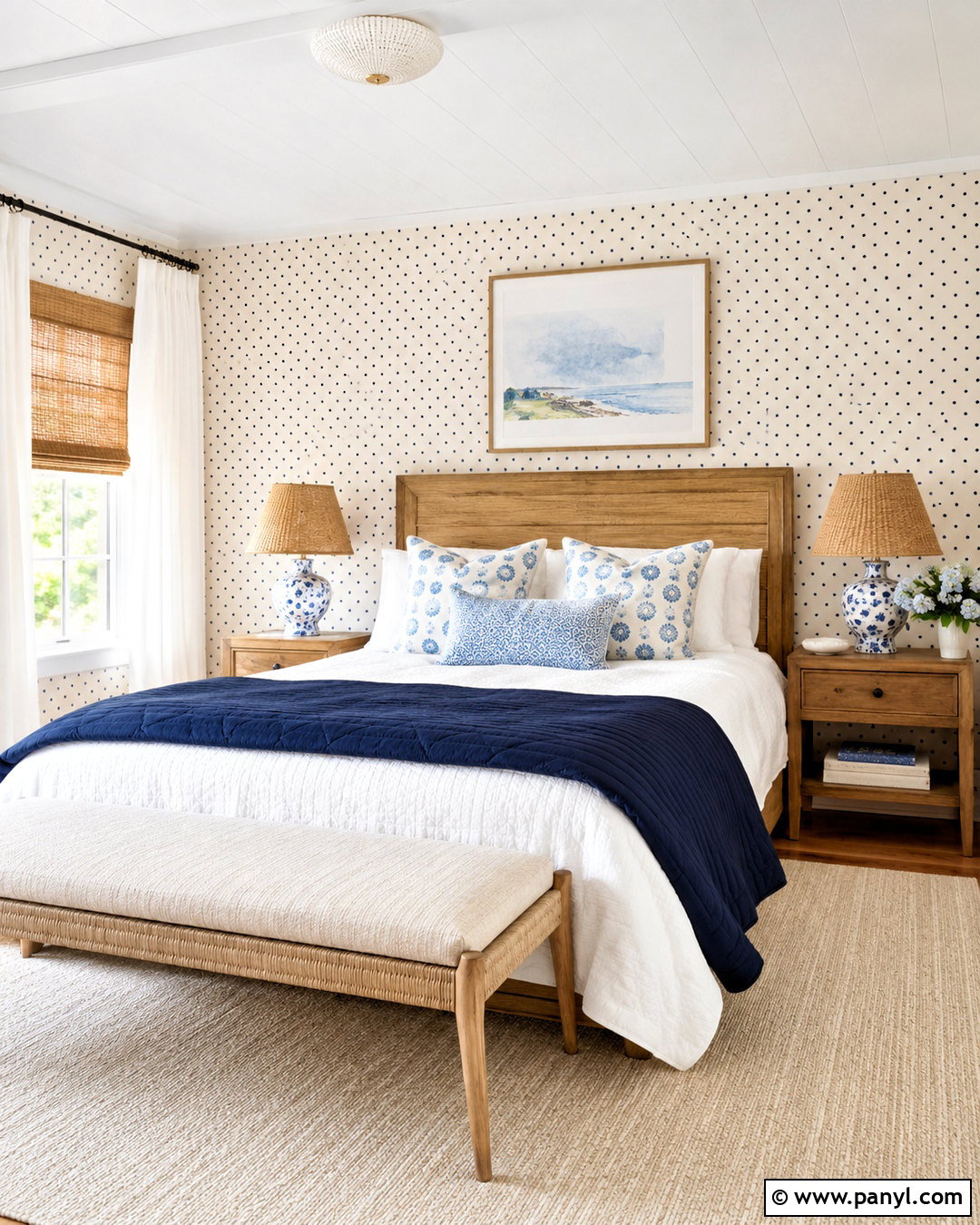 Polka Dot Guest Bedroom - 20 polka dot design ideas