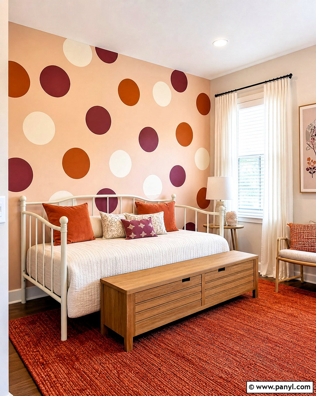 Polka Dot Wall Painting - 20 wall painting patterns ideas