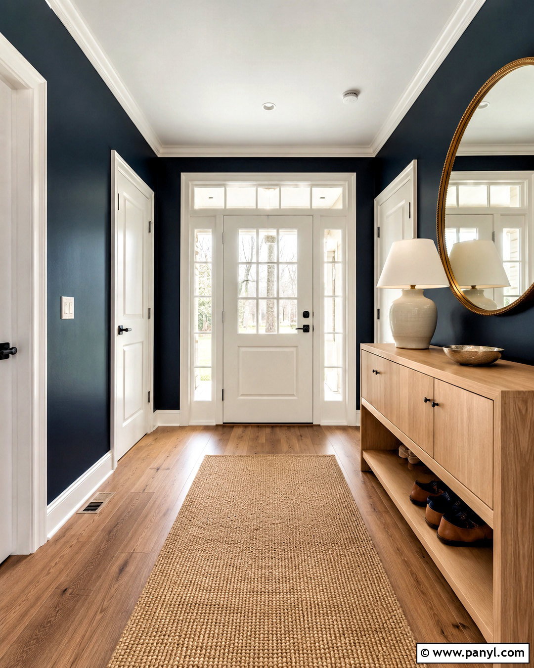 Polo Blue Entryway - 20 deep blue paint colors