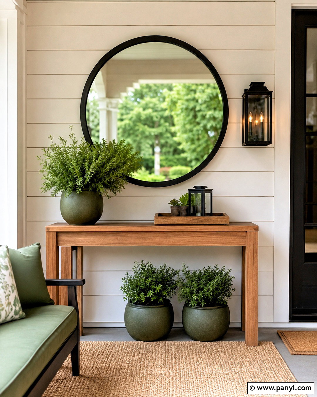 Porch Wall Mirror - 20 porch wall design ideas