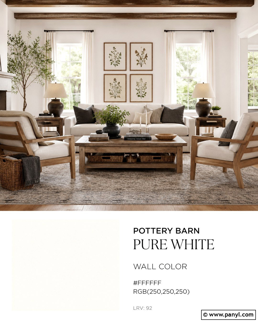 Pottery Barn Pure White Living Room - 20 Pottery Barn Wall Colors