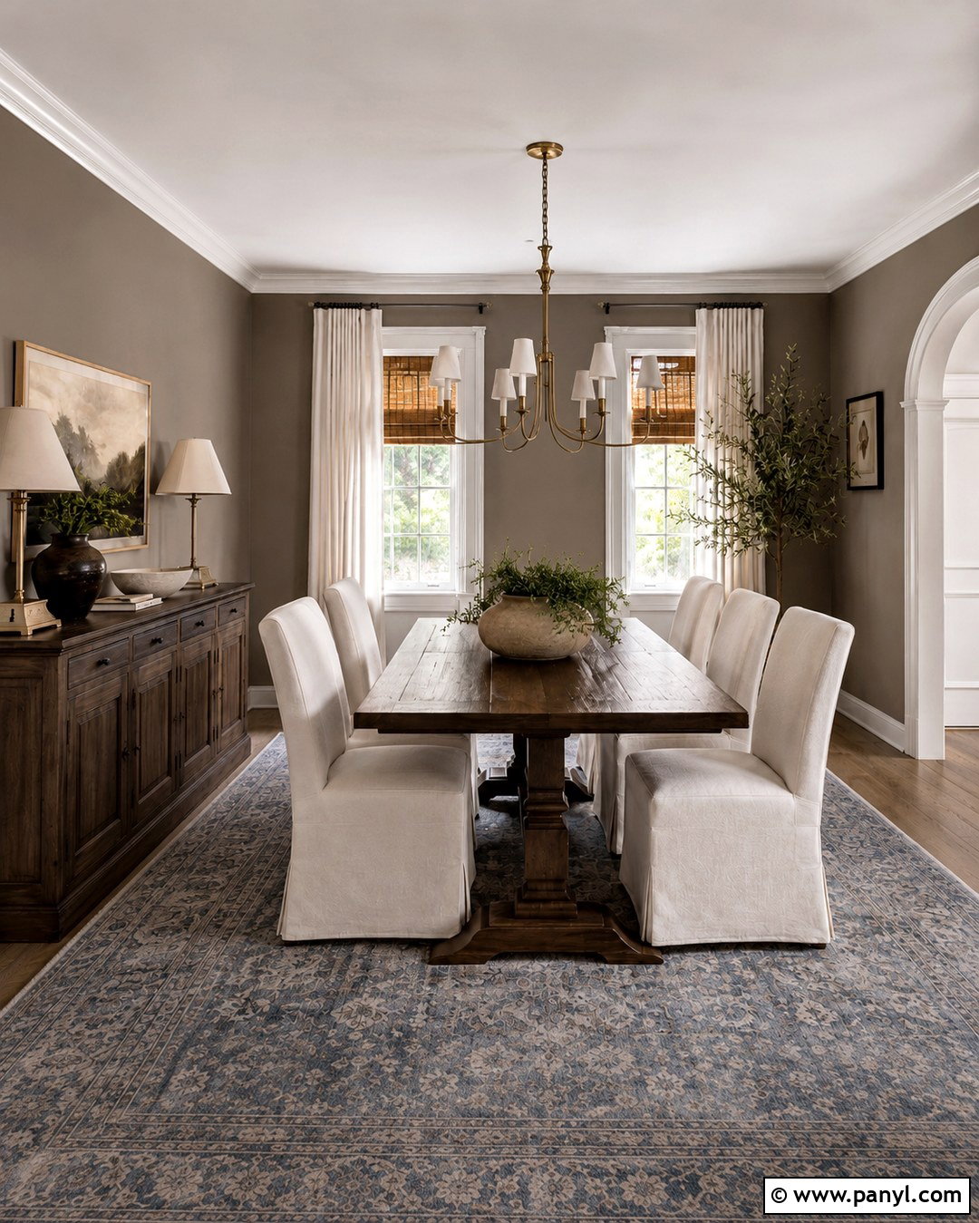 Pottery Barn Truly Taupe Dining Room - 20 Pottery Barn Wall Colors
