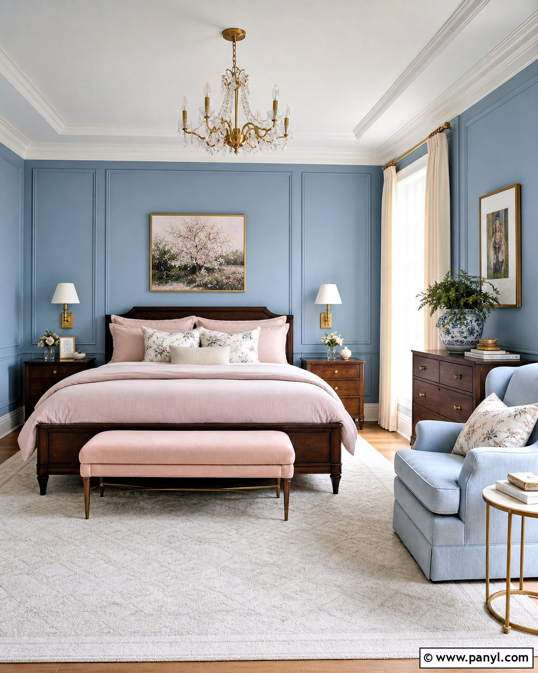 Powder Blue And Blush Pink Color Palette - 20 blue color palette ideas