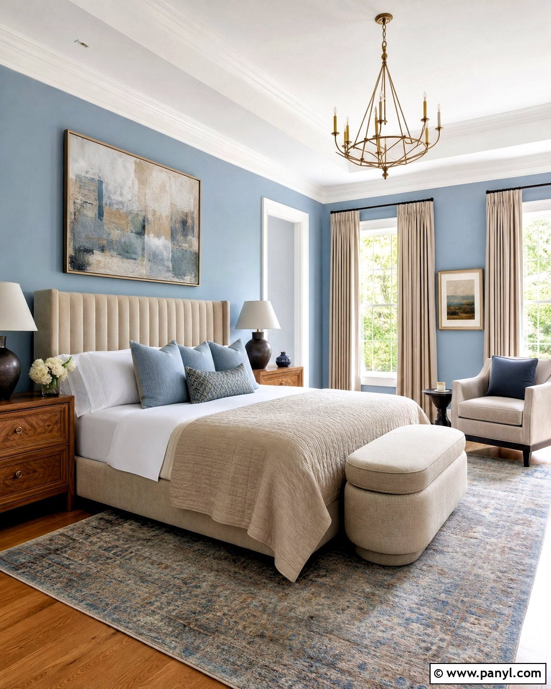 Powder Blue And Taupe Bedroom - 20 aesthetic room color ideas bedroom ideas