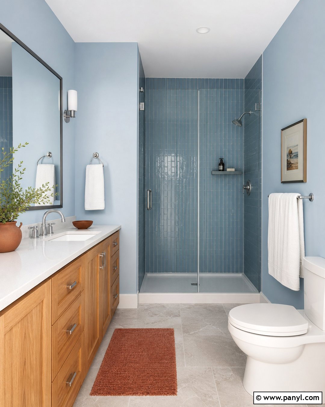 Powder Blue Bathroom - 25 Bathroom Color Trends 2027