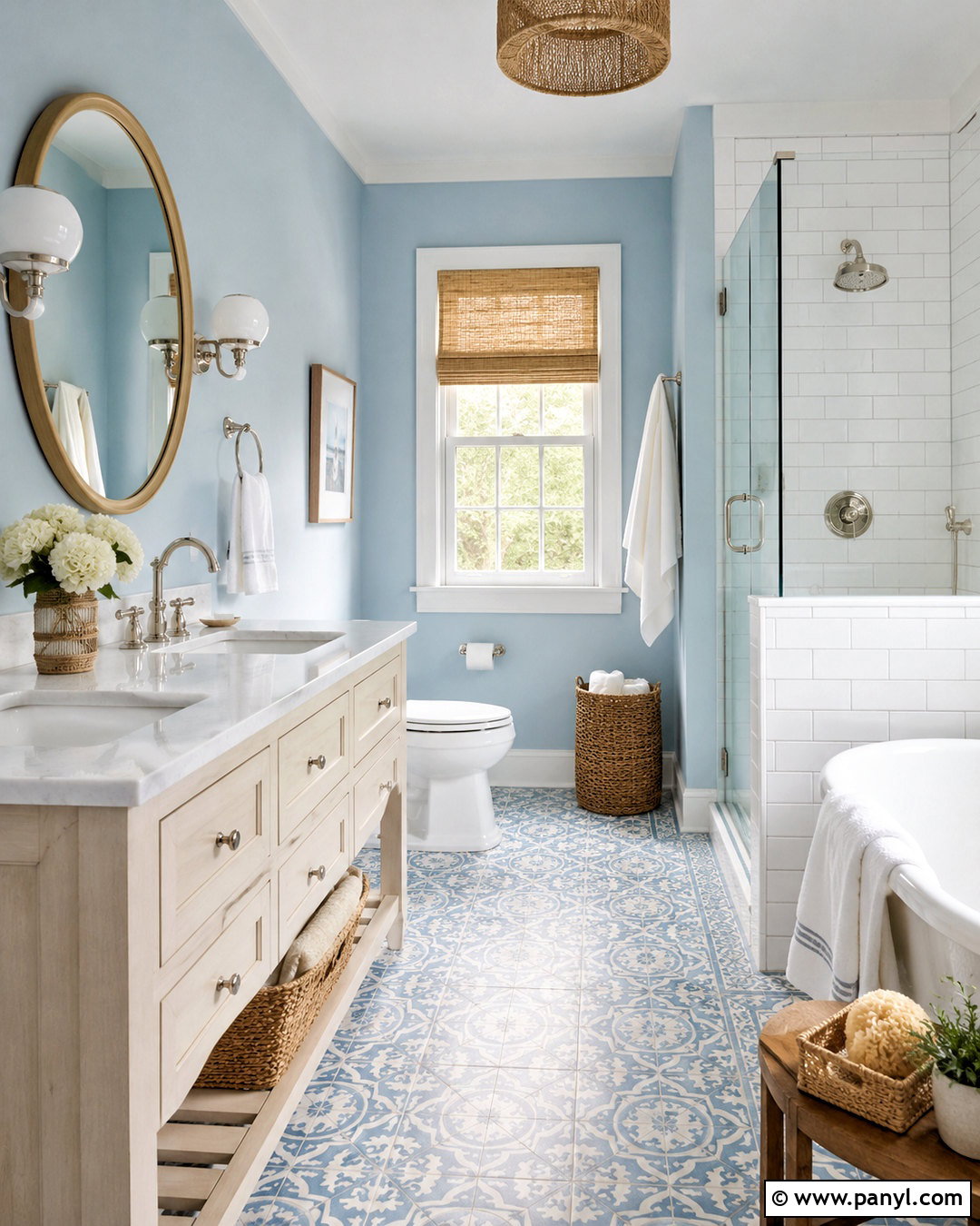 Powder Blue Bathroom - 35 trending bathroom colors