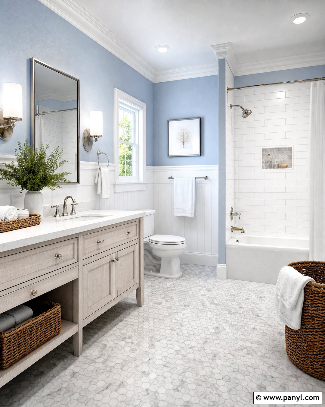 Powder Blue Bathroom Paint - 20 blue paint colors for bathroom ideas