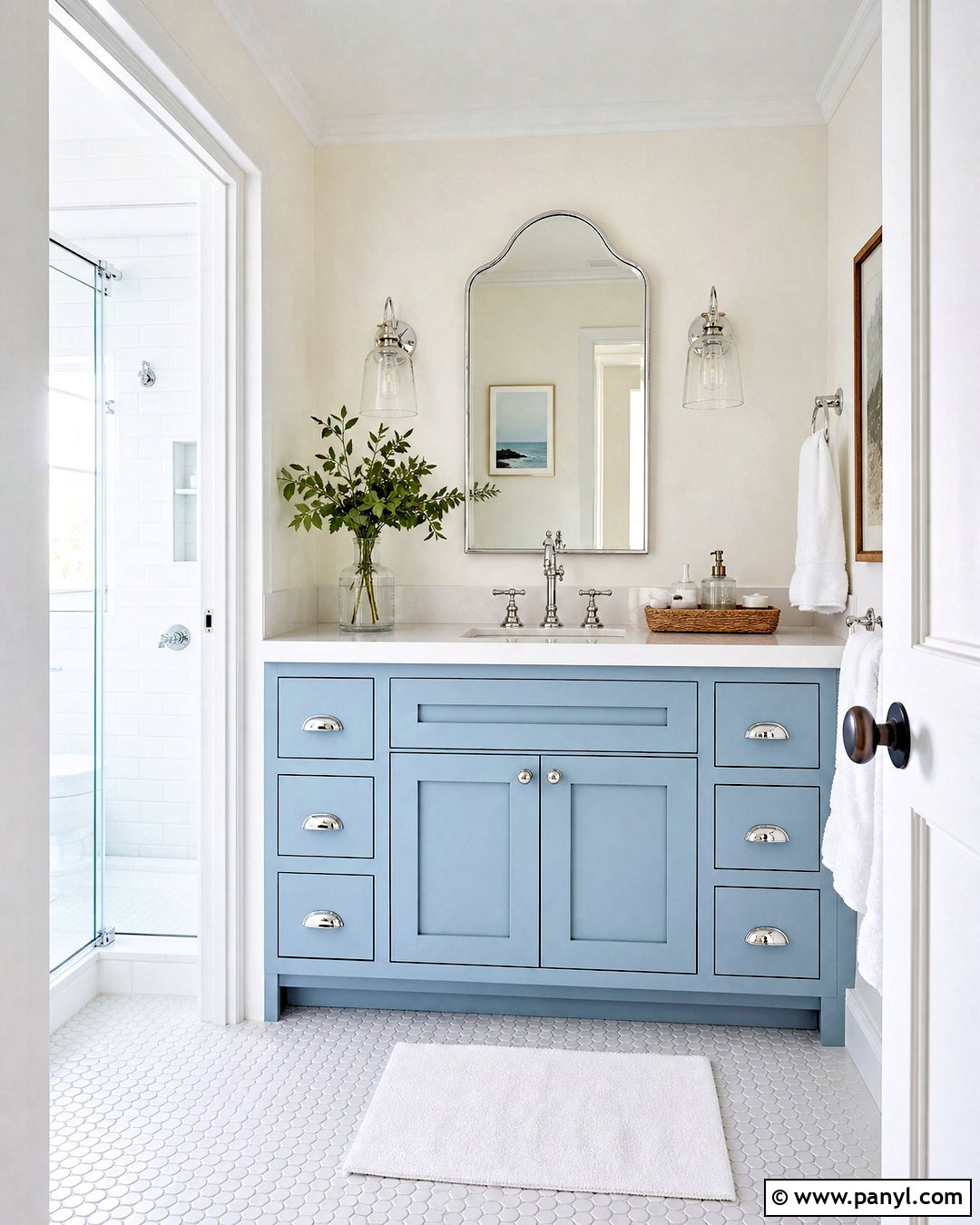 Powder Blue Bathroom Vanity - 20 bathroom vanity paint ideas