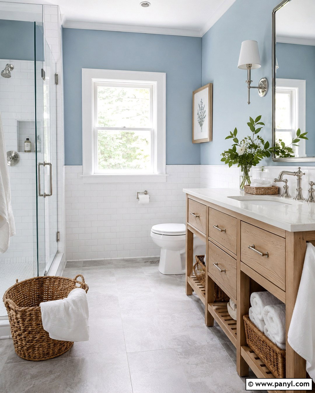 Powder Blue Bathroom Walls - 20 Blue For Bathroom Walls