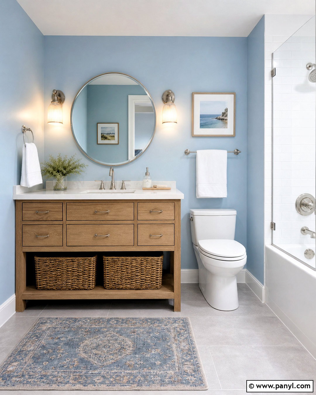 Powder Blue Bathroom Walls - 20 wall paint inspo ideas