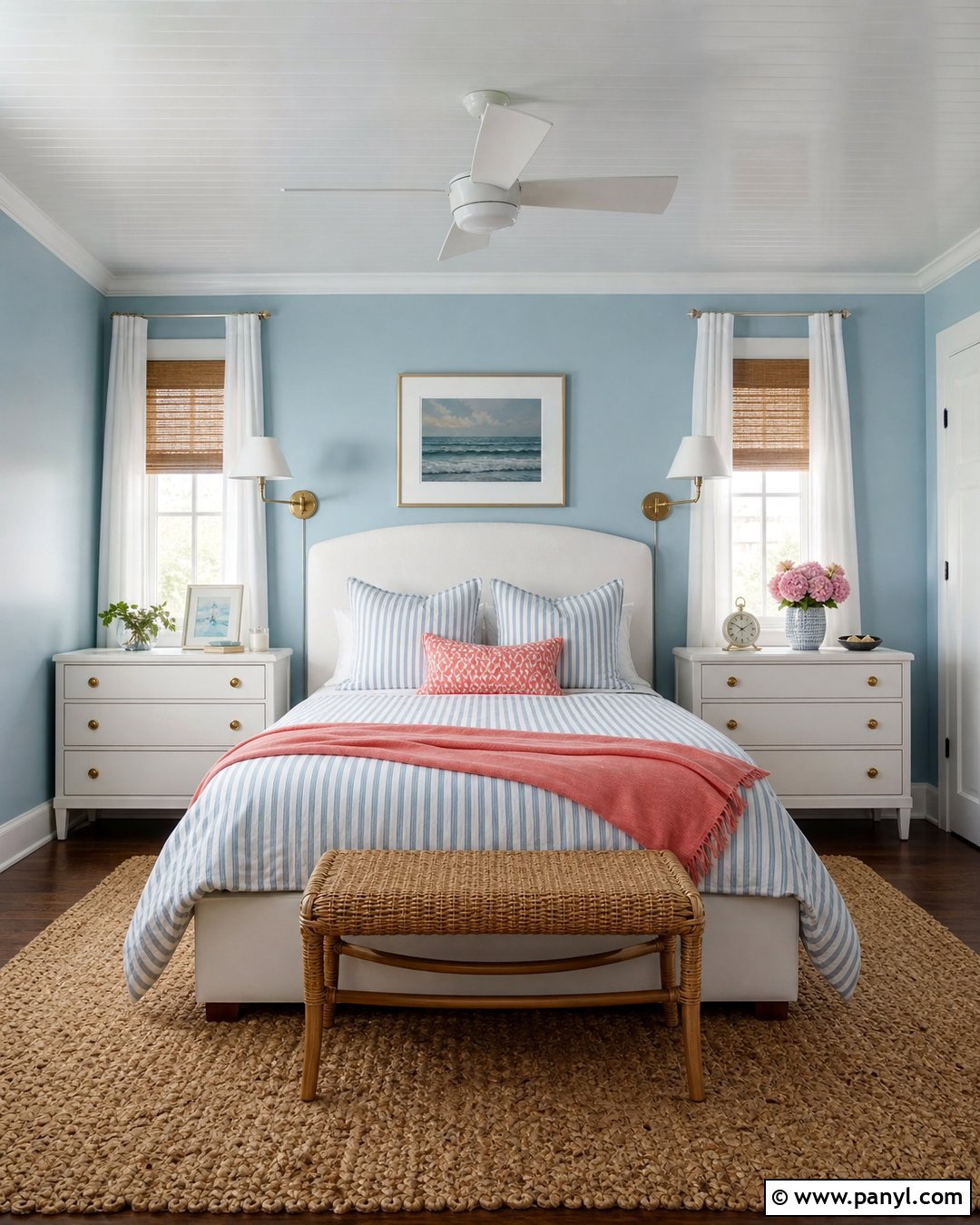 Powder Blue Beach House Walls - 30 Beach House Colors Interior Walls