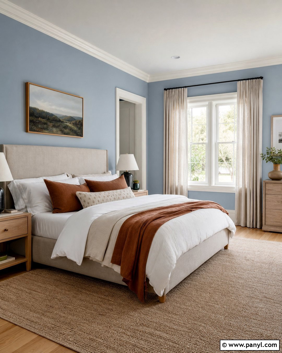 Powder Blue Bedroom Walls - 20 How To Paint Walls Blue Ideas