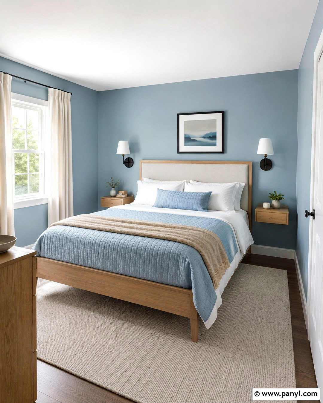 Powder Blue Bedroom Walls - 20 Modern Wall Colors Bedroom Ideas