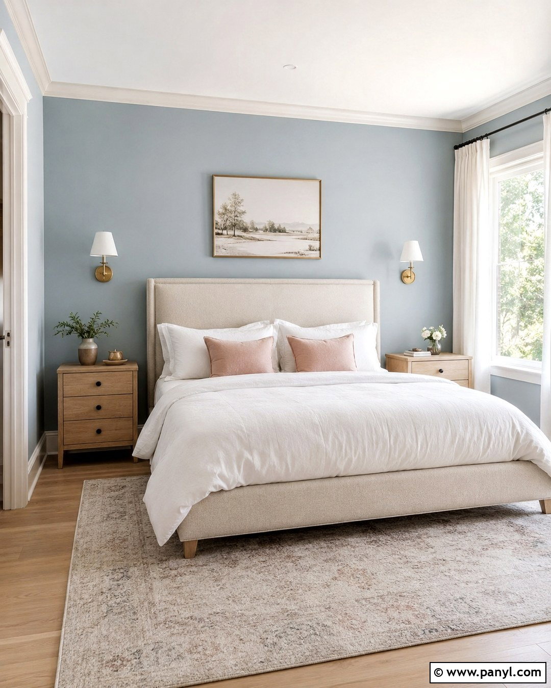 Powder Blue Bedroom Walls - 20 Blue Shades Wall Paint Ideas