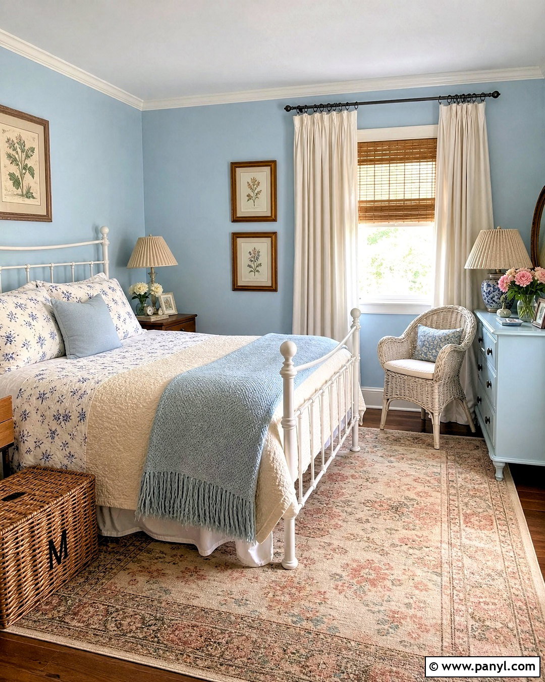 Powder Blue Cottage Bedroom - 20 powder blue bedroom ideas