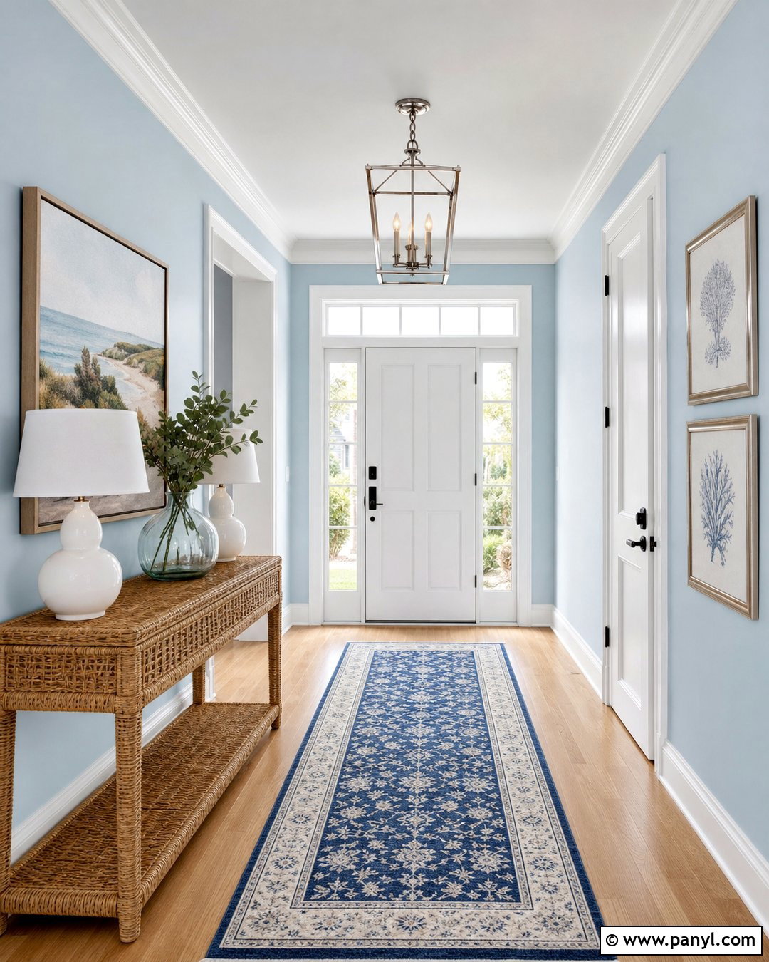 Powder Blue Foyer - 20 Best Foyer Colors