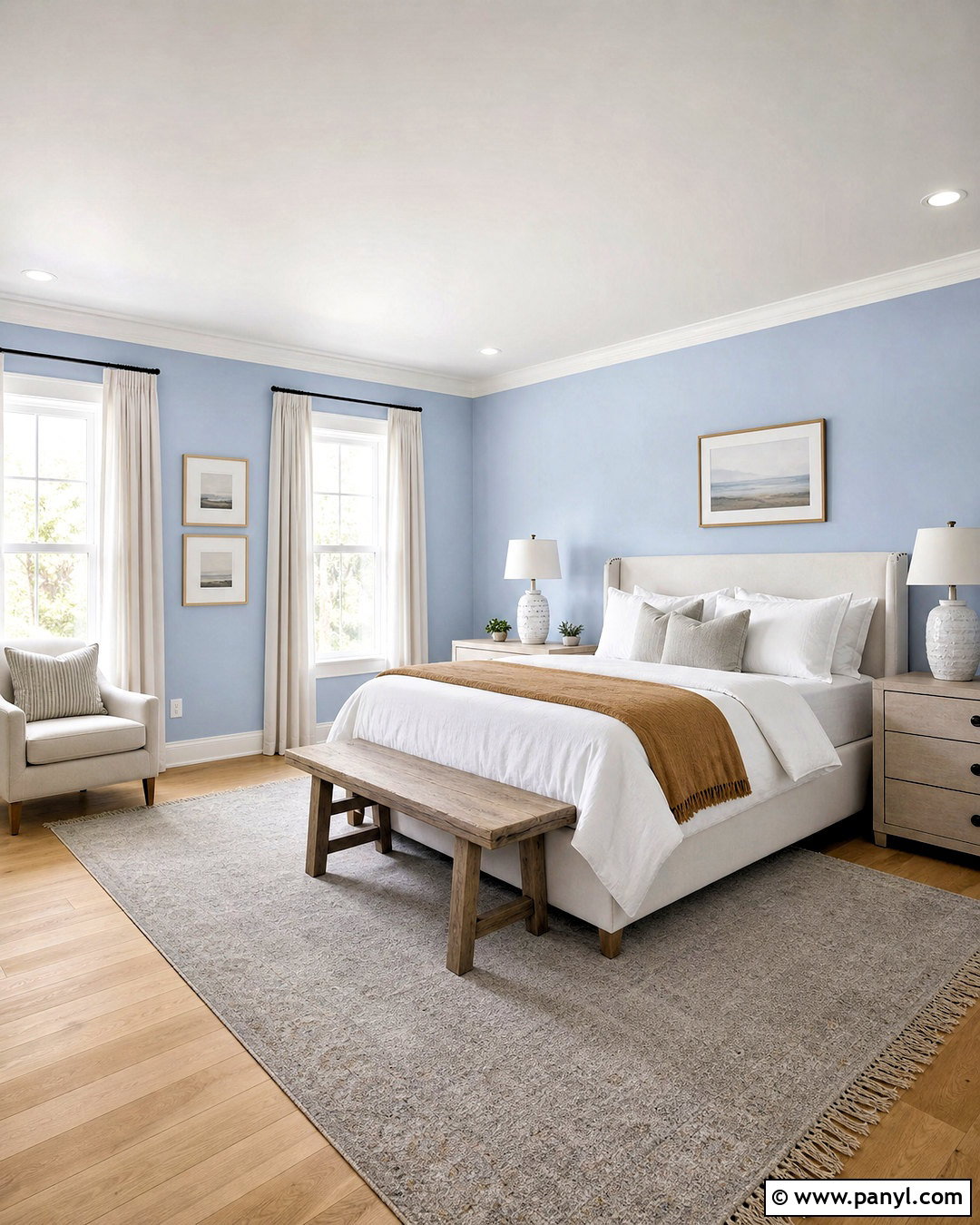 Powder Blue Interior Paint Color - 20 best interior paint colors