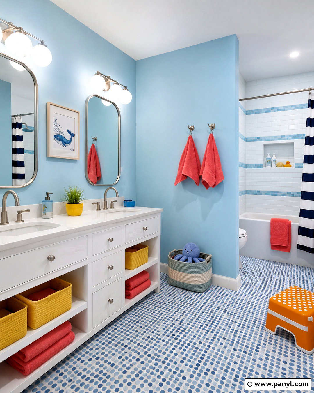 Powder Blue Kids Bathroom - 20 powder blue bathroom ideas
