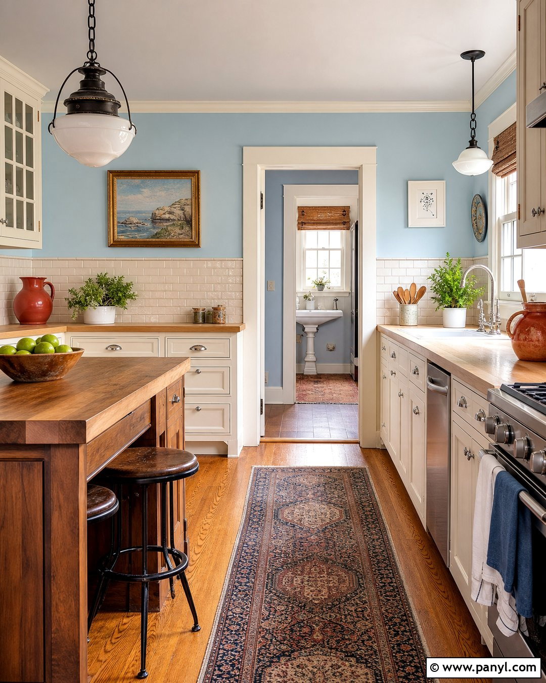 Powder Blue Kitchen Walls - 35 Kitchen Color Ideas For Walls