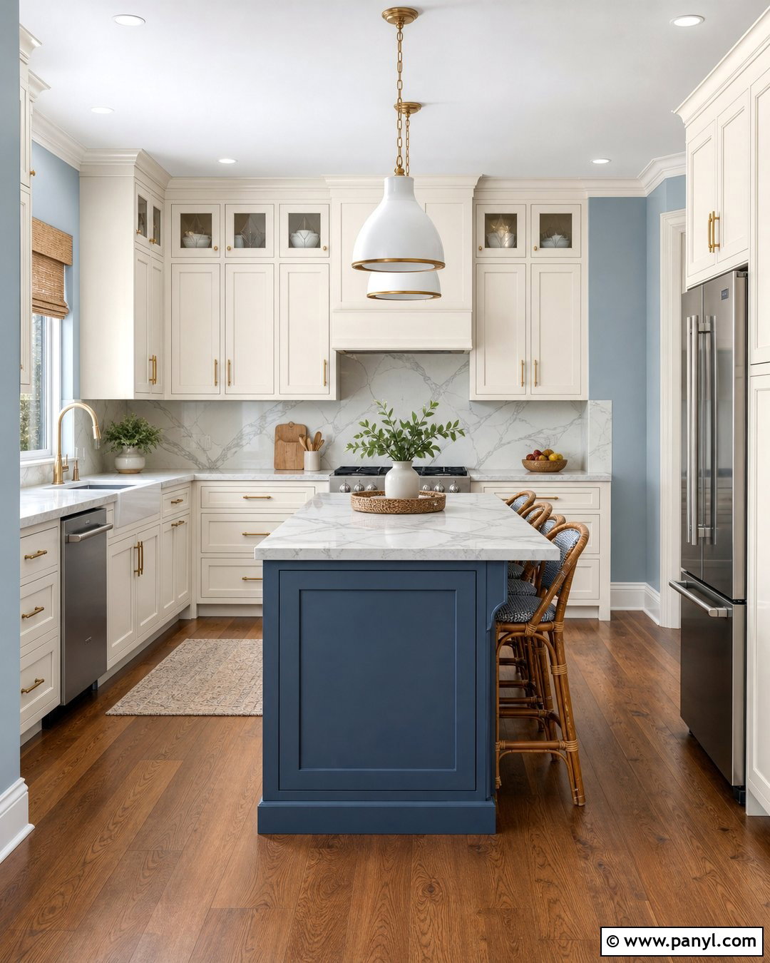 Powder Blue Kitchen Walls - 35 Paint Colors For Kitchen Walls