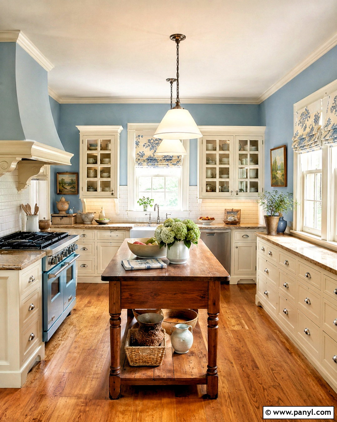 Powder Blue Kitchen Walls - 40 kitchen colors for walls