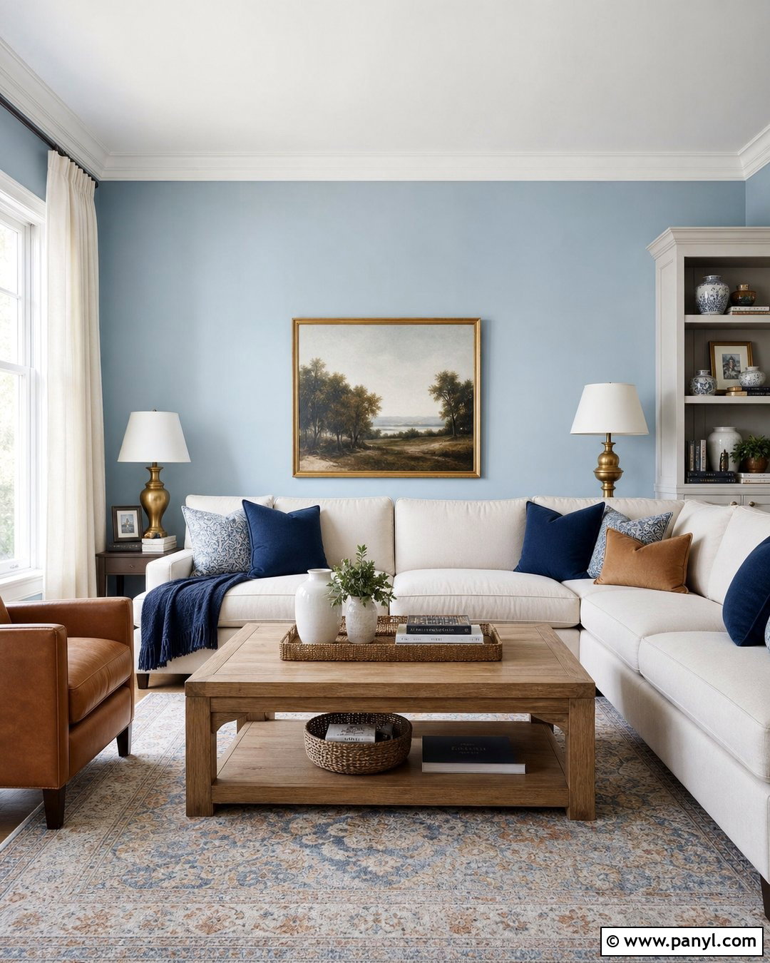 Powder Blue Living Room Wall Paint - 20 Best Wall Paint Colors For Living Room Ideas