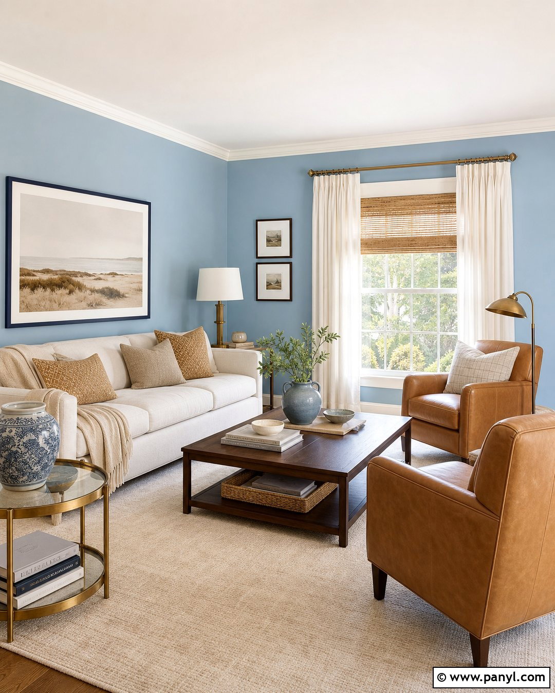Powder Blue Living Room Walls - 45 wall colors for living room ideas