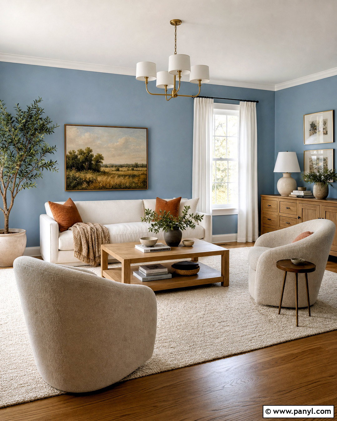 Powder Blue Living Room Walls - 20 blue wall ideas