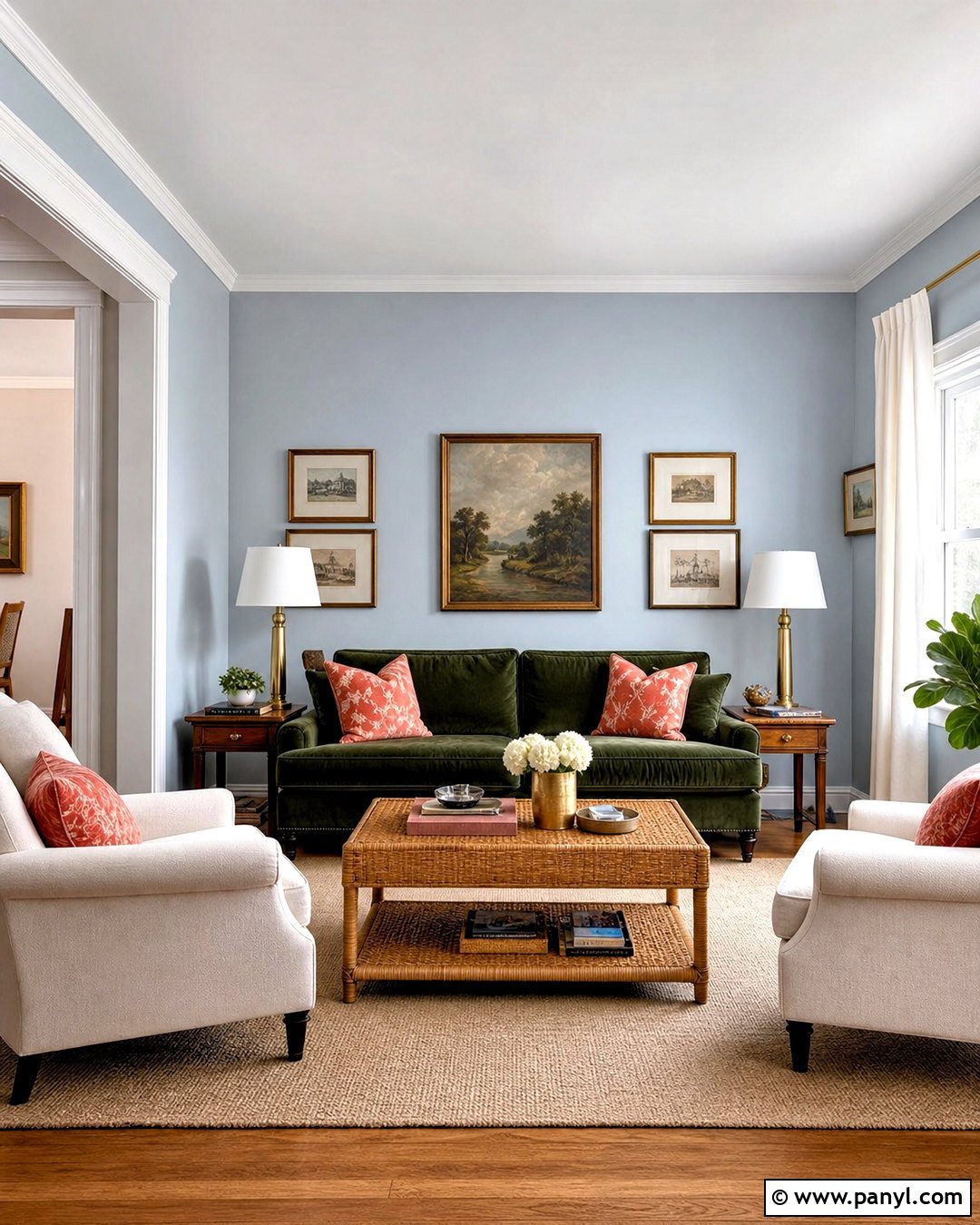 Powder Blue Living Room Walls - 20 living room wall paint color ideas