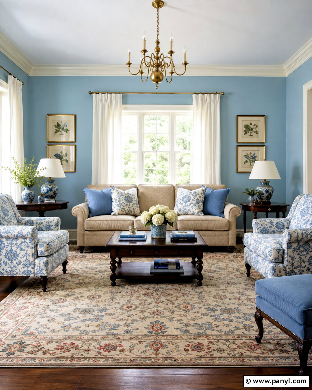 Powder Blue Living Room - 20 blue paint living room ideas