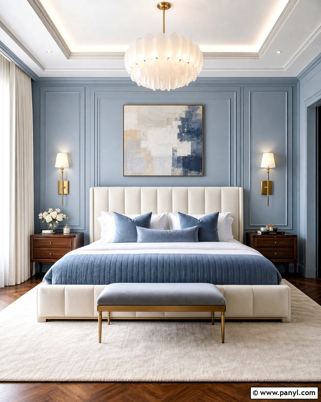 Powder Blue Luxury Bedroom - 20 powder blue bedroom ideas