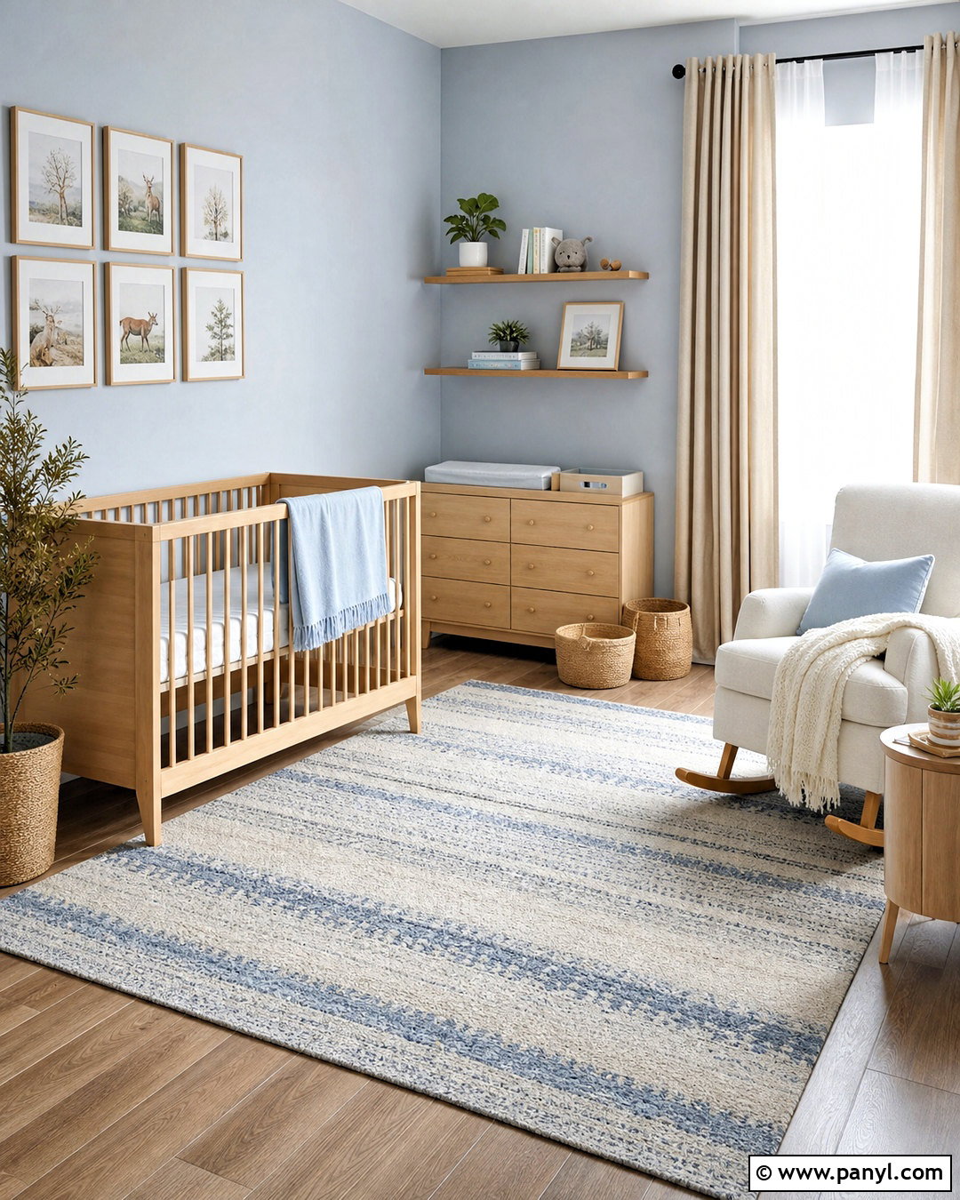 Powder Blue Nursery - 20 light room color ideas