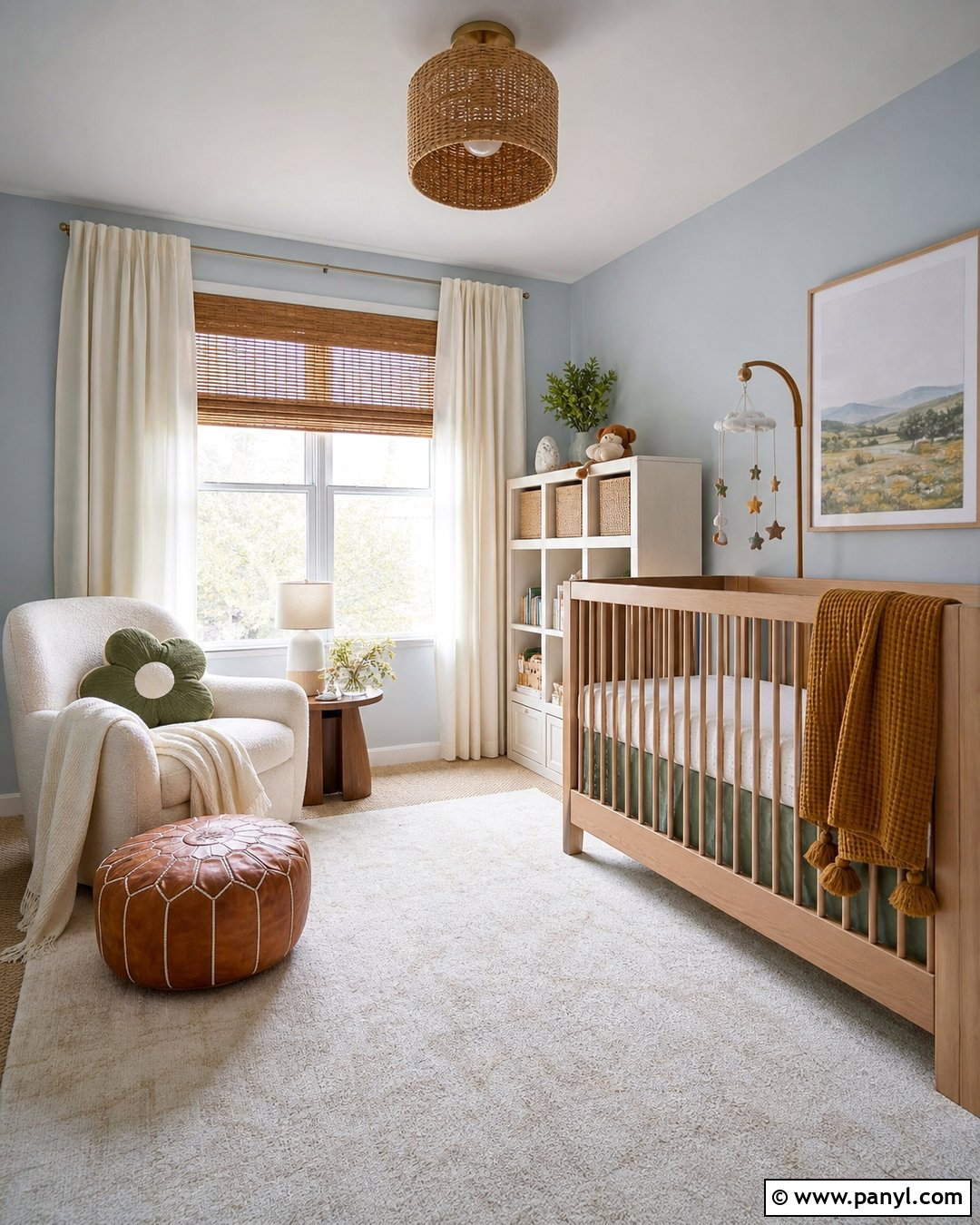 Powder Blue Nursery Wall Color - 50 wall colour ideas