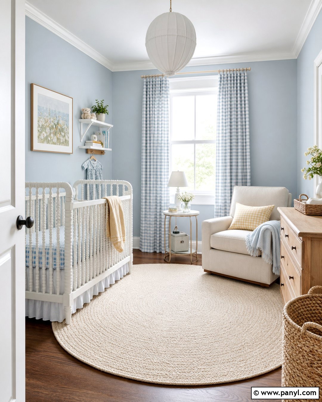 Powder Blue Nursery Walls - 30 Nursery Wall Color Ideas