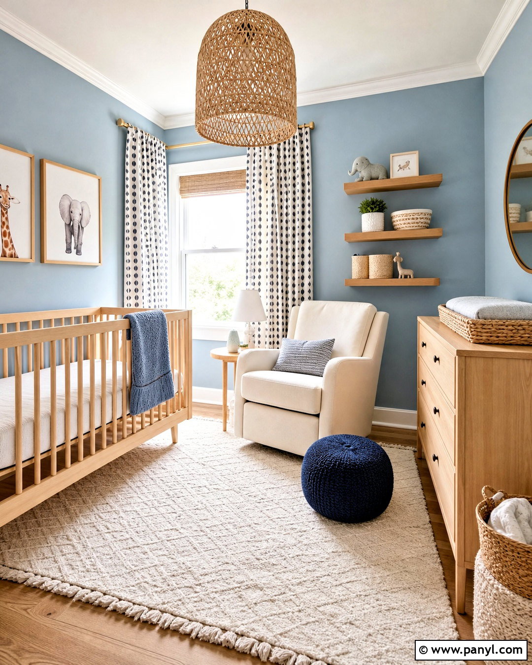 Powder Blue Nursery - 20 blue room paint ideas