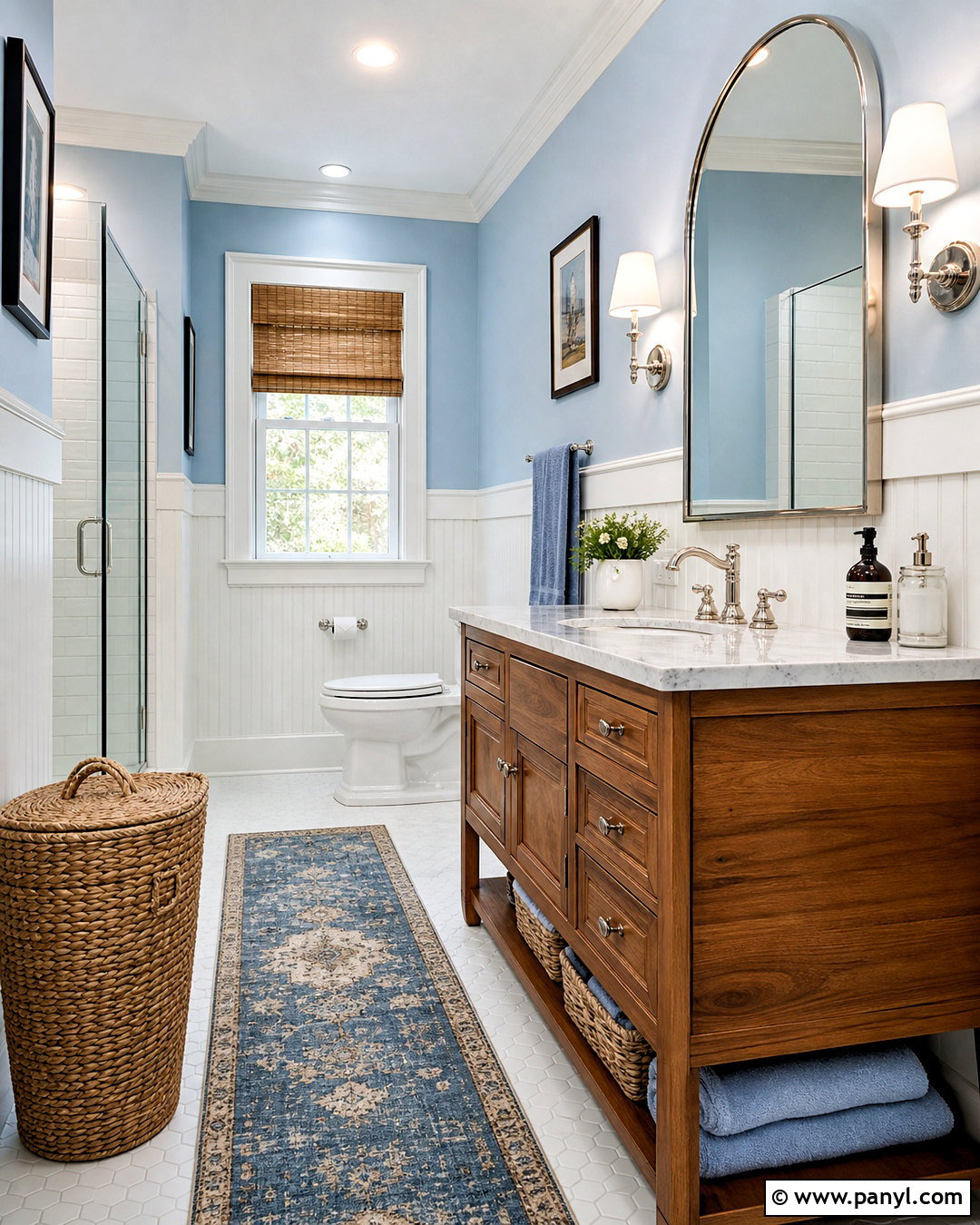 Powder Blue Paint Bathroom - 20 blue interior paint ideas