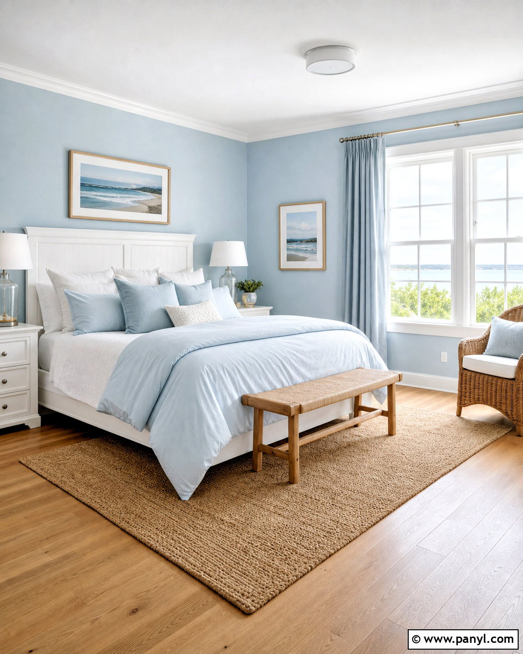 Powder Blue Pastel Bedroom - 20 pastel colour bedroom ideas
