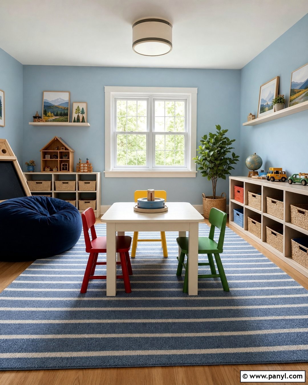 Powder Blue Playroom Wall Color - 35 playroom wall colors