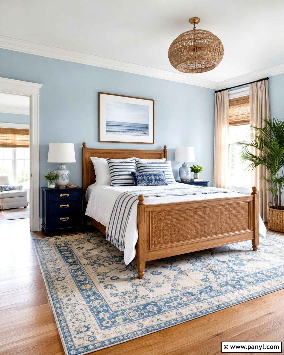 Powder Blue Room - 20 Cute Colours To Paint Your Room Ideas