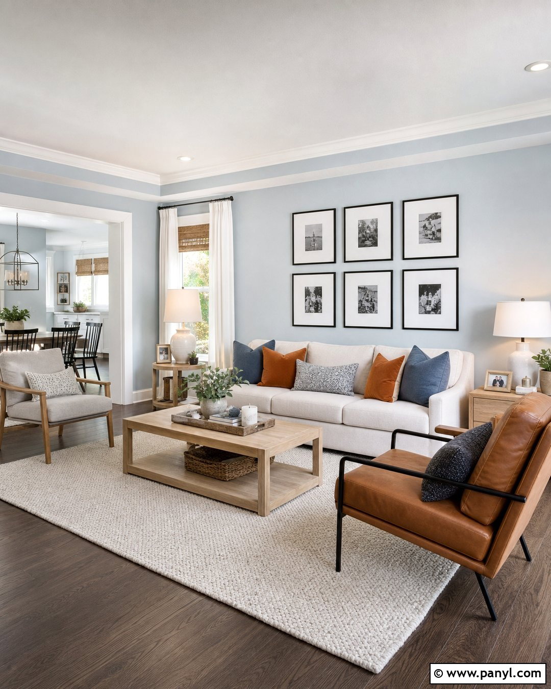 Powder Blue Wall Color - 35 home wall color ideas