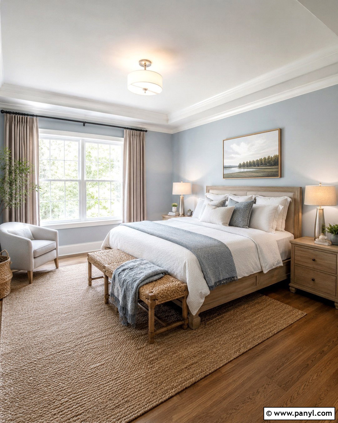 Powder Blue Wall Color - 20 Relaxing Wall Colors