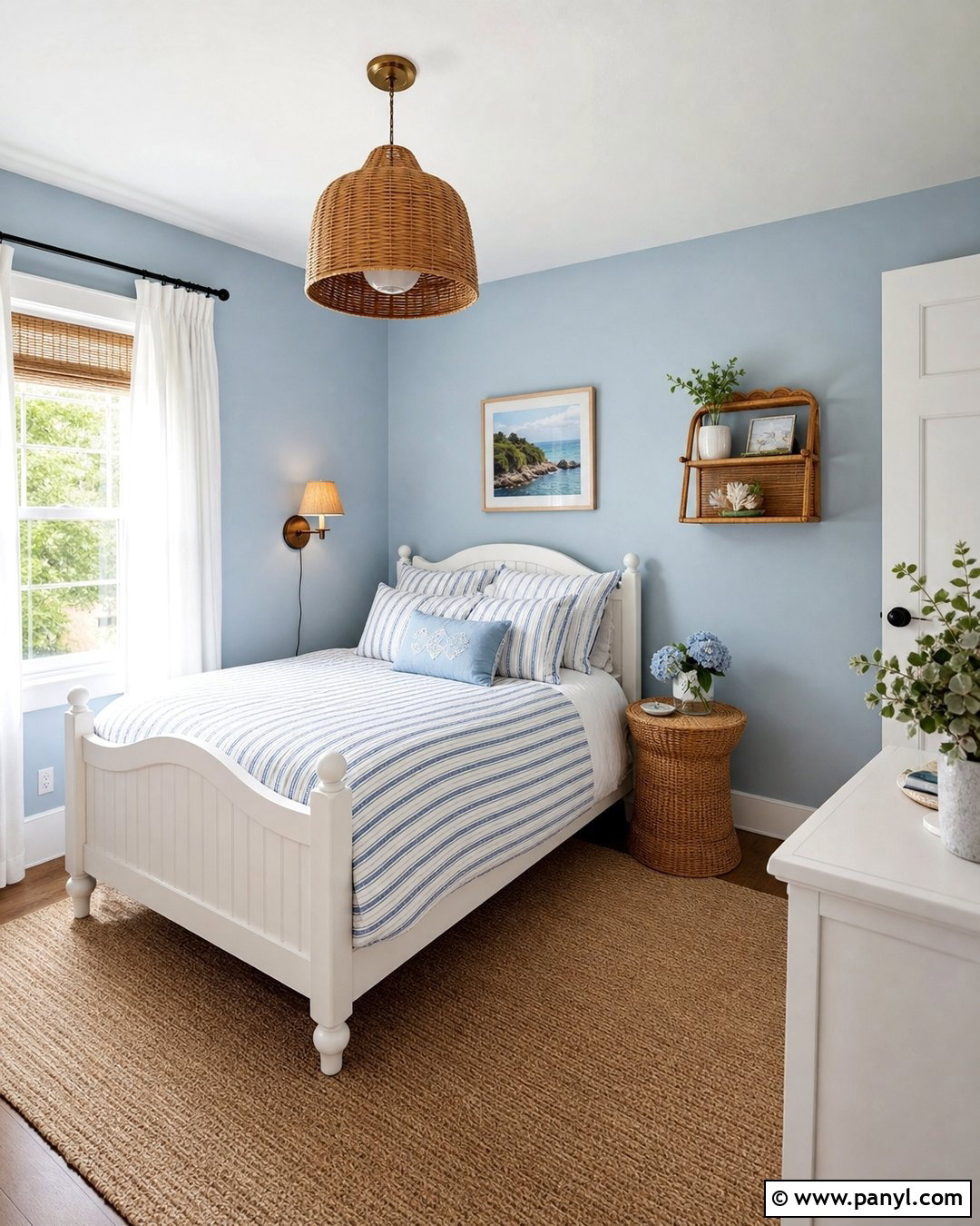 Powder Blue Wall Color For Small Guest Room - 30 small room wall color ideas