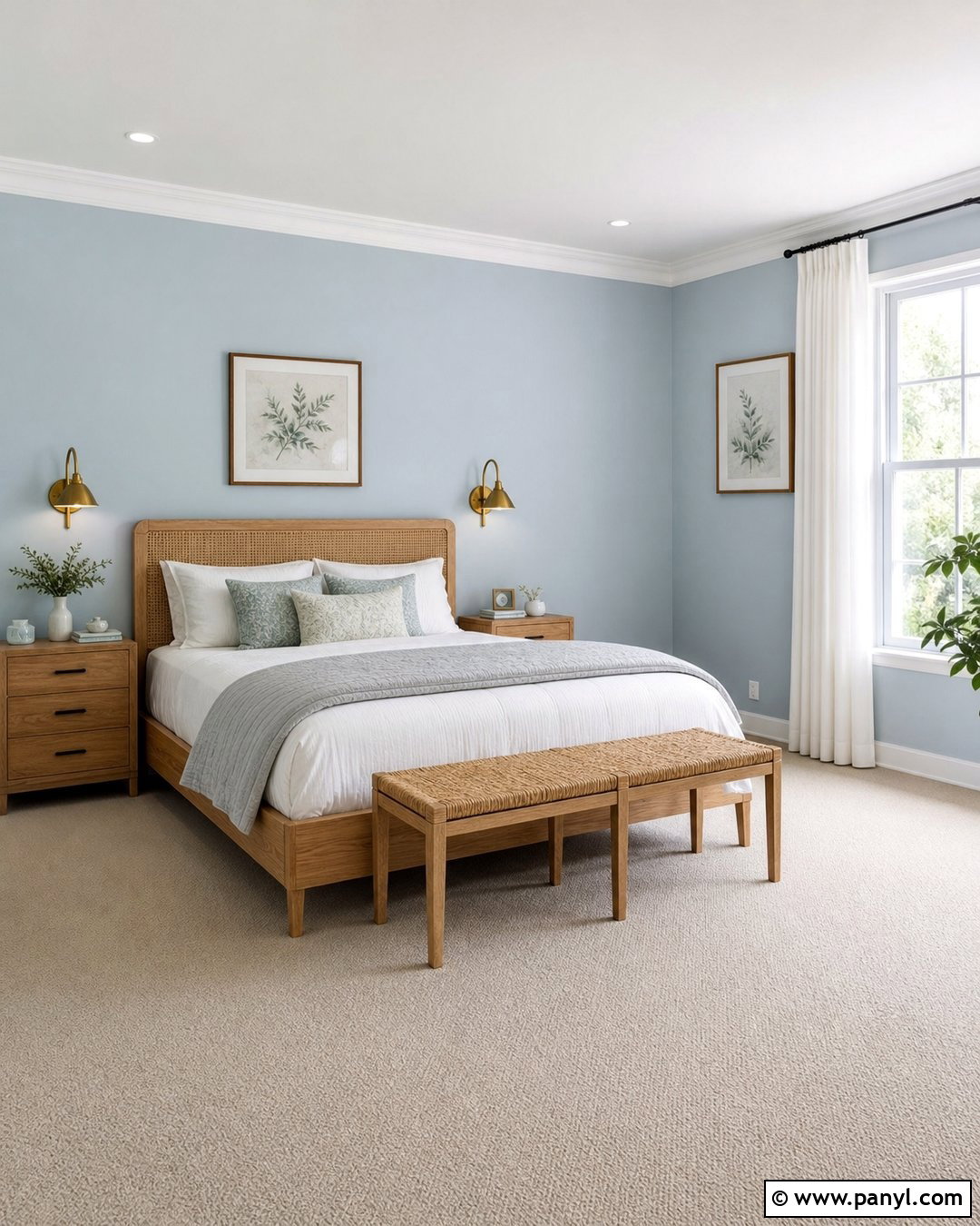 Powder Blue Wall Color - 20 Airy Wall Colors