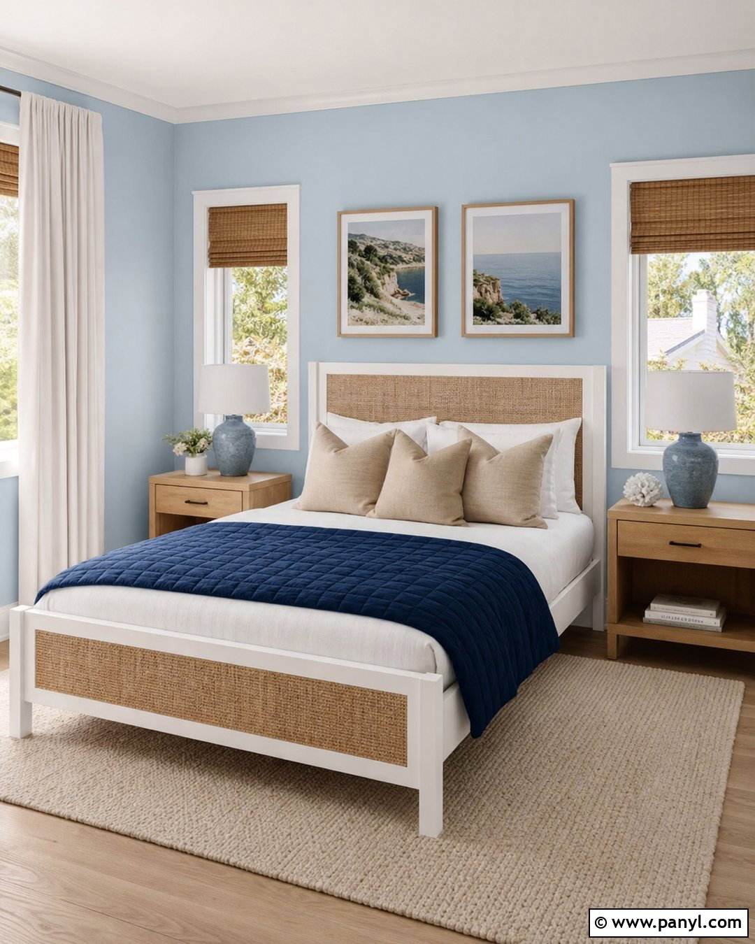 Powder Blue Wall Paint - 30 Modern Wall Paint Ideas