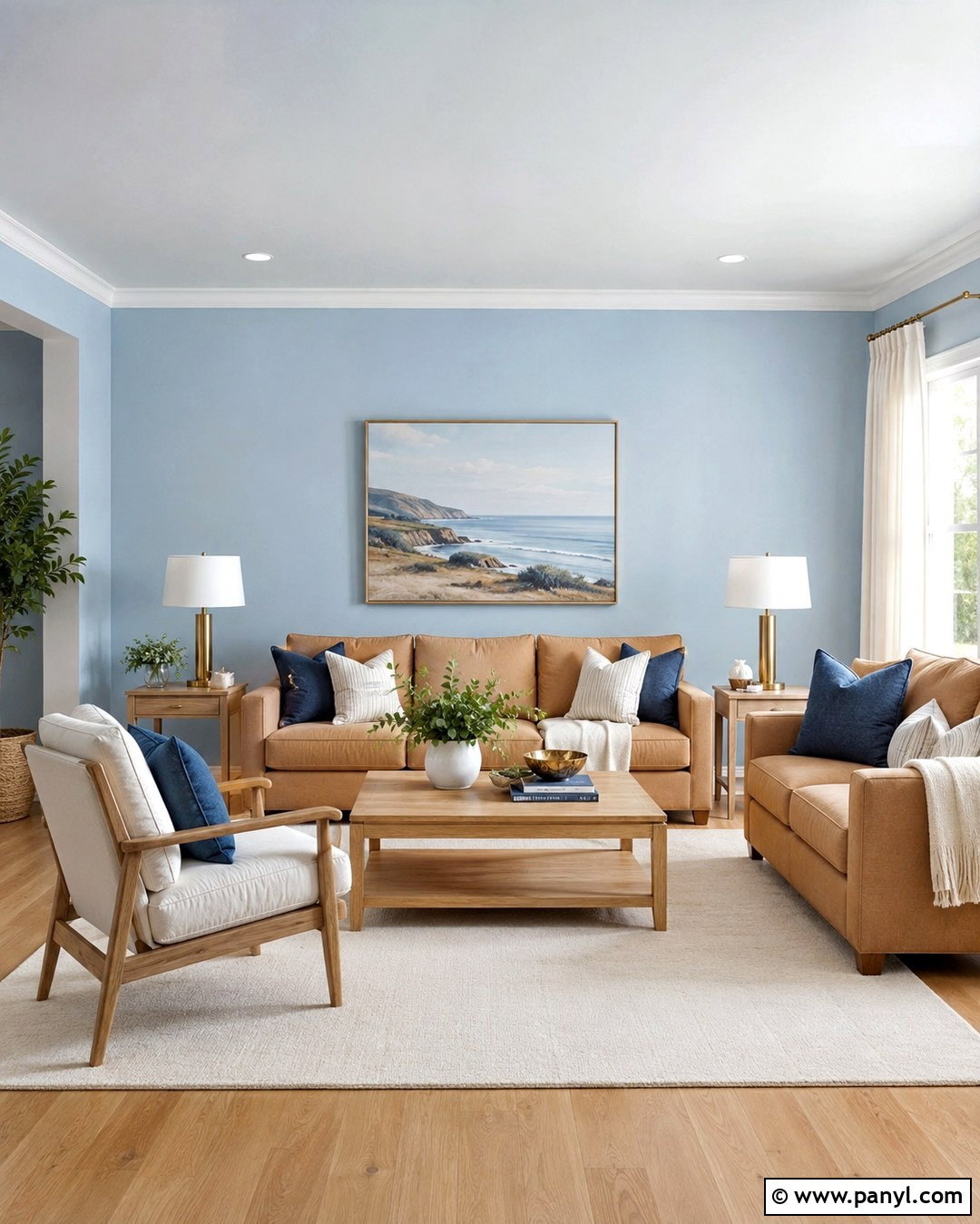 Powder Blue Wall Paint Color - 20 Cool Wall Paint Colors