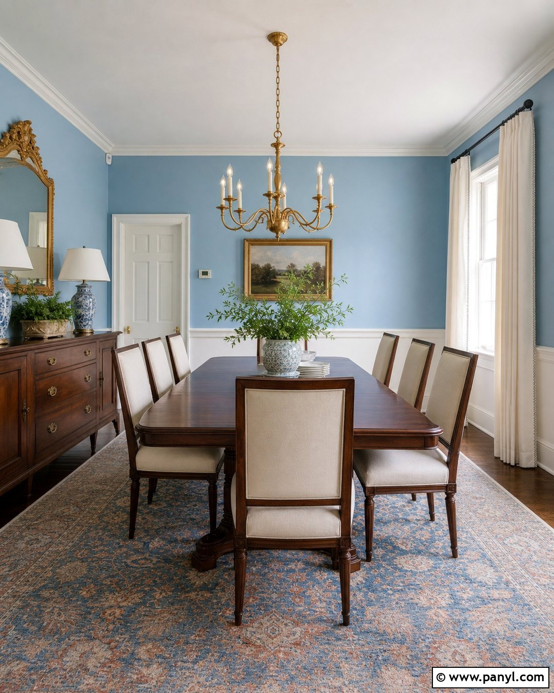 Powder Blue Walls - 35 light wall colors