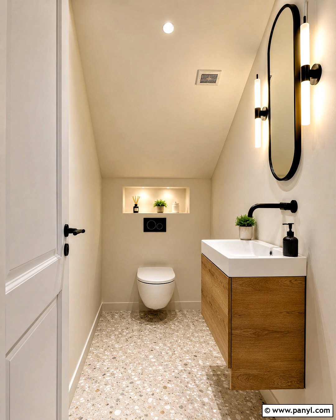 Powder Room Under Stairs - 20 powder room bathroom ideas
